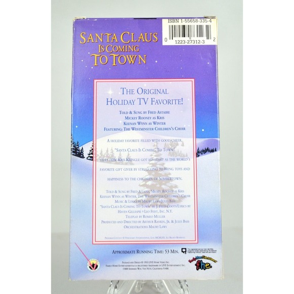 Santa Claus Is Coming To Town Christmas Classics Series 1993 VHS Vintage - Picture 2 of 3